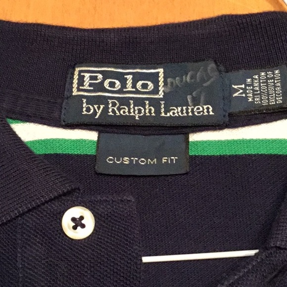 Polo striped golf shirt - Picture 3 of 3